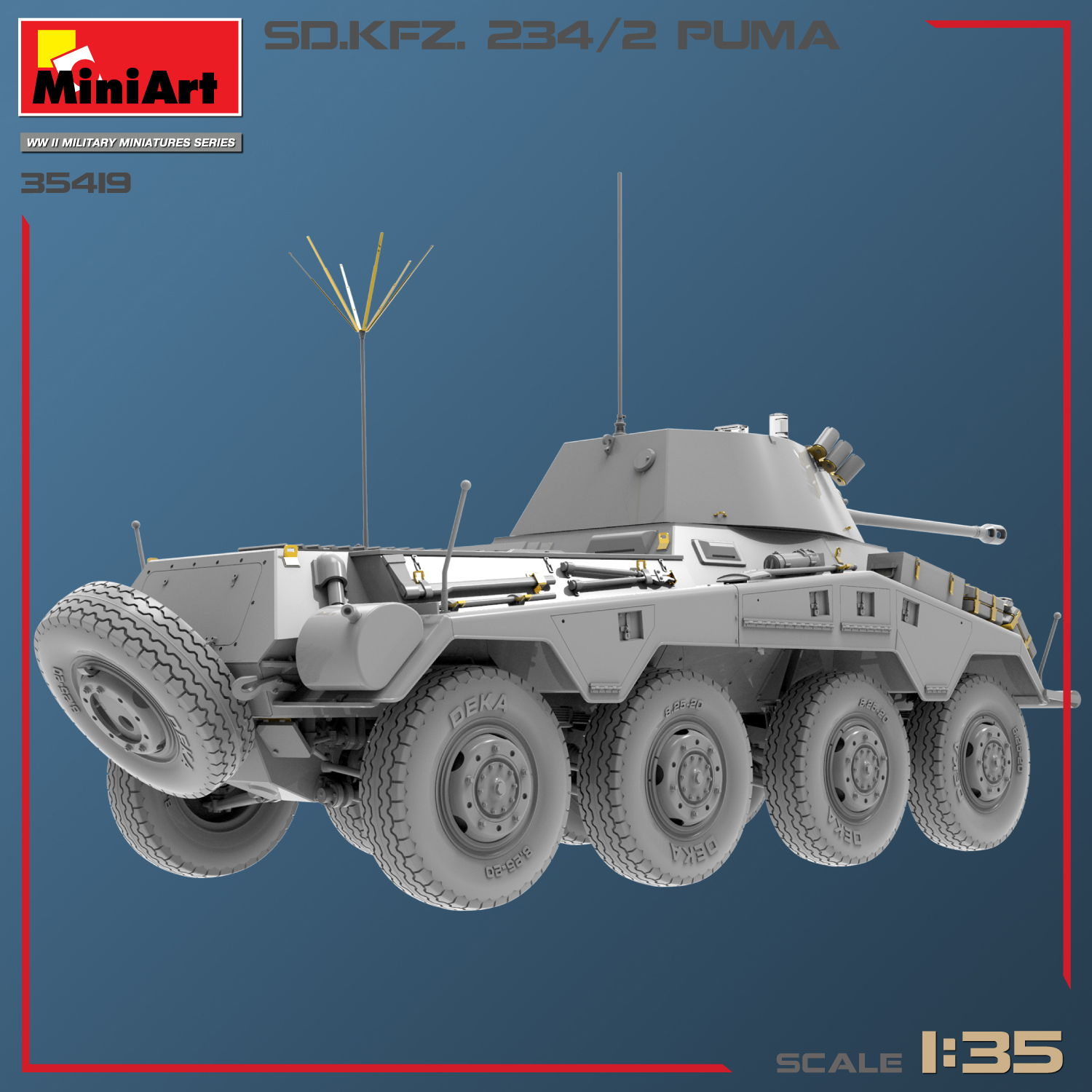 ak-interactive-1-35-sd-kfz-234-2-puma-kit-auto-blindata-in-scala-1-35-da-montare image 5