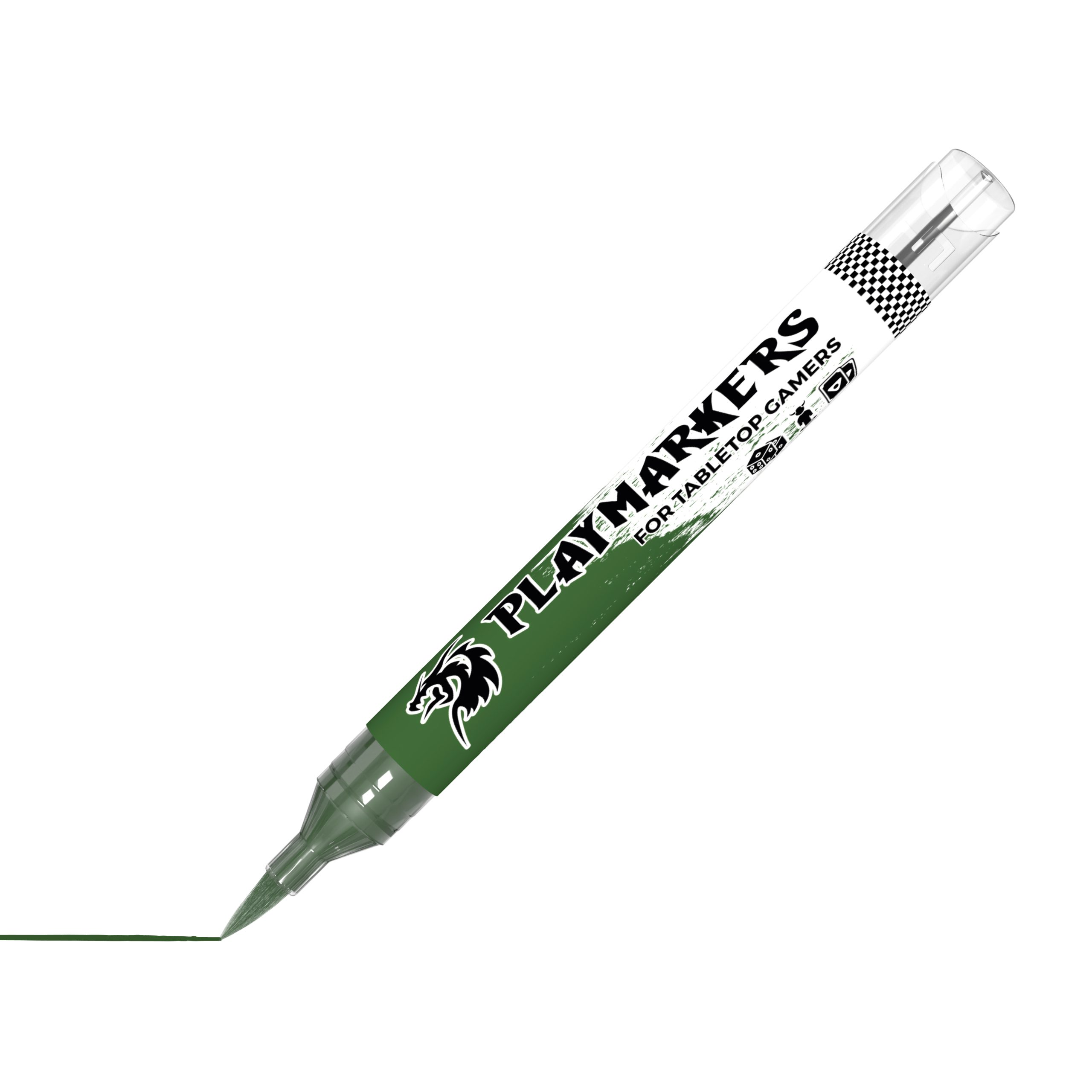 ak-interactive-playmarker-dark-green-pennarello-modellismo-verde-scuro image 2