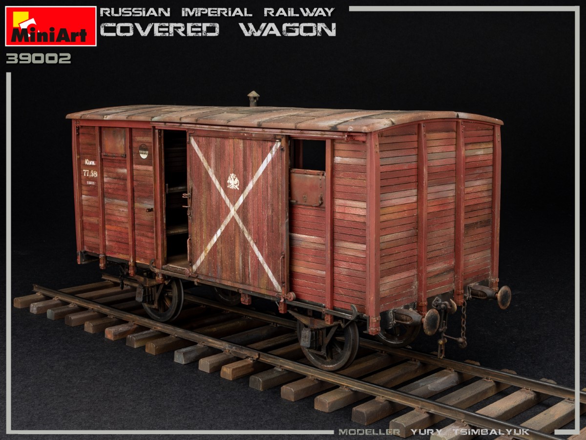 ak-interactive-1-35-russian-imperial-railway-covered-wagon-kit-di-modellismo image 7