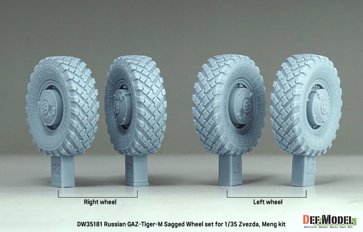 ak-interactive-russian-gaz-tiger-m-sagged-wheel-set-per-kit-zvezda-meng-1-35-set image 4
