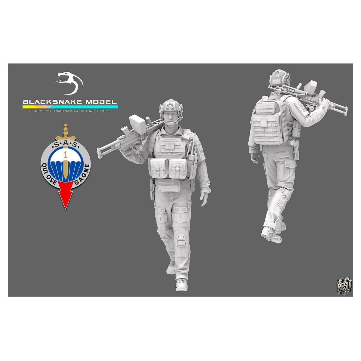 ak-interactive-1st-rpima-french-sas-07-set-figure-in-scala-1-35-per-modellismo-m image 2