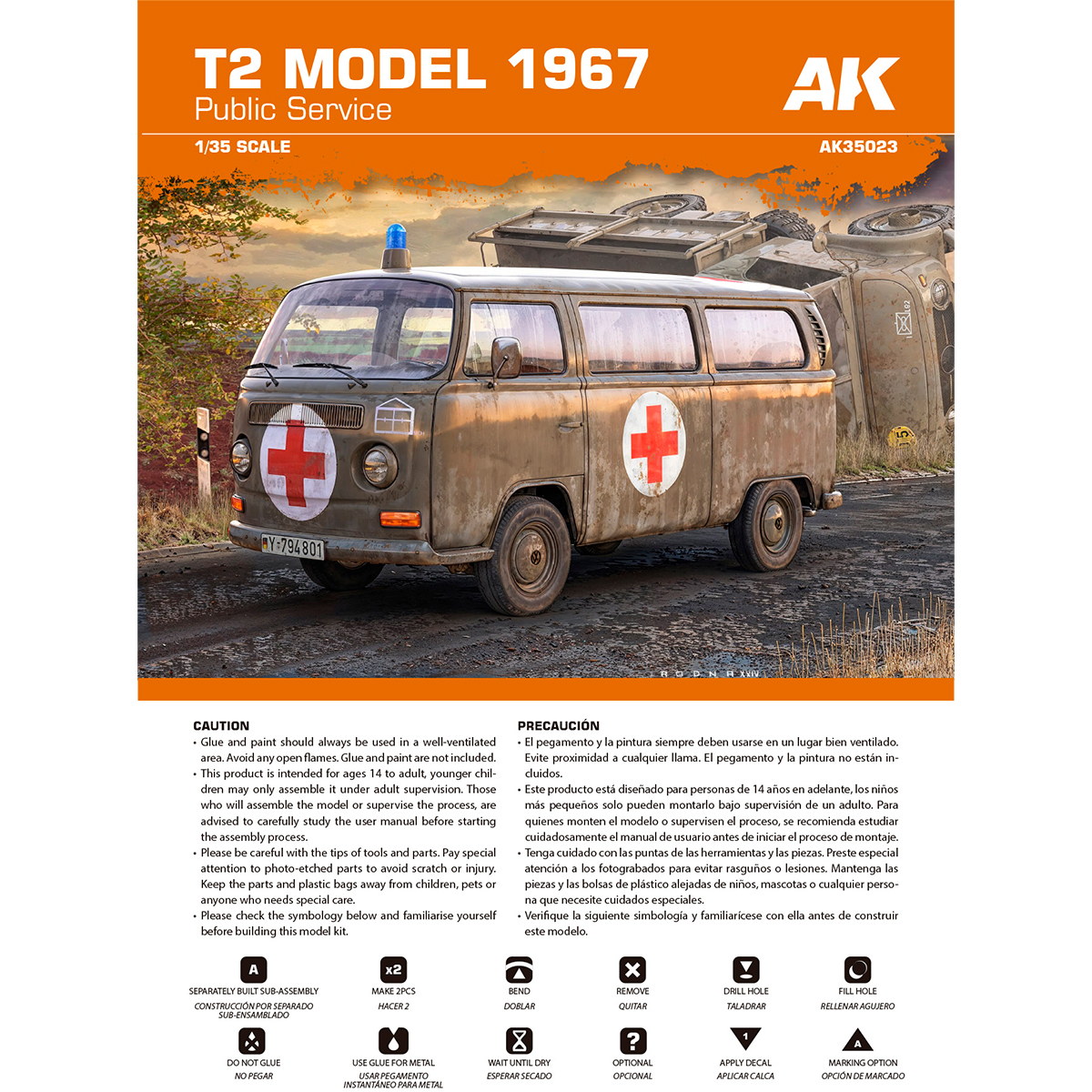 ak-interactive-t2-model-1967-public-service-1-35-kit-modellismo-autobus-da-costr image 8