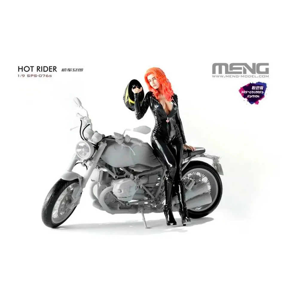 ak-interactive-1-9-hot-rider-kit-moto-pre-colorato-con-pilota image 1