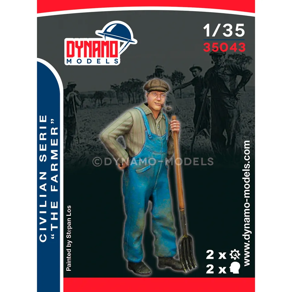 ak-interactive-1-35-civilian-serie-the-farmer-figura-modellismo-da-costruire-e-d image 1