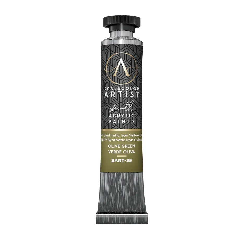 scale75-olive-green-artist-acrilico-cremoso-premium-20ml-per-pennello-e-aerograf image 1