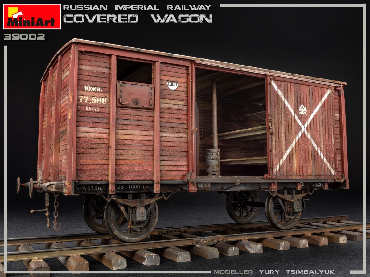 ak-interactive-1-35-russian-imperial-railway-covered-wagon-kit-di-modellismo image 3