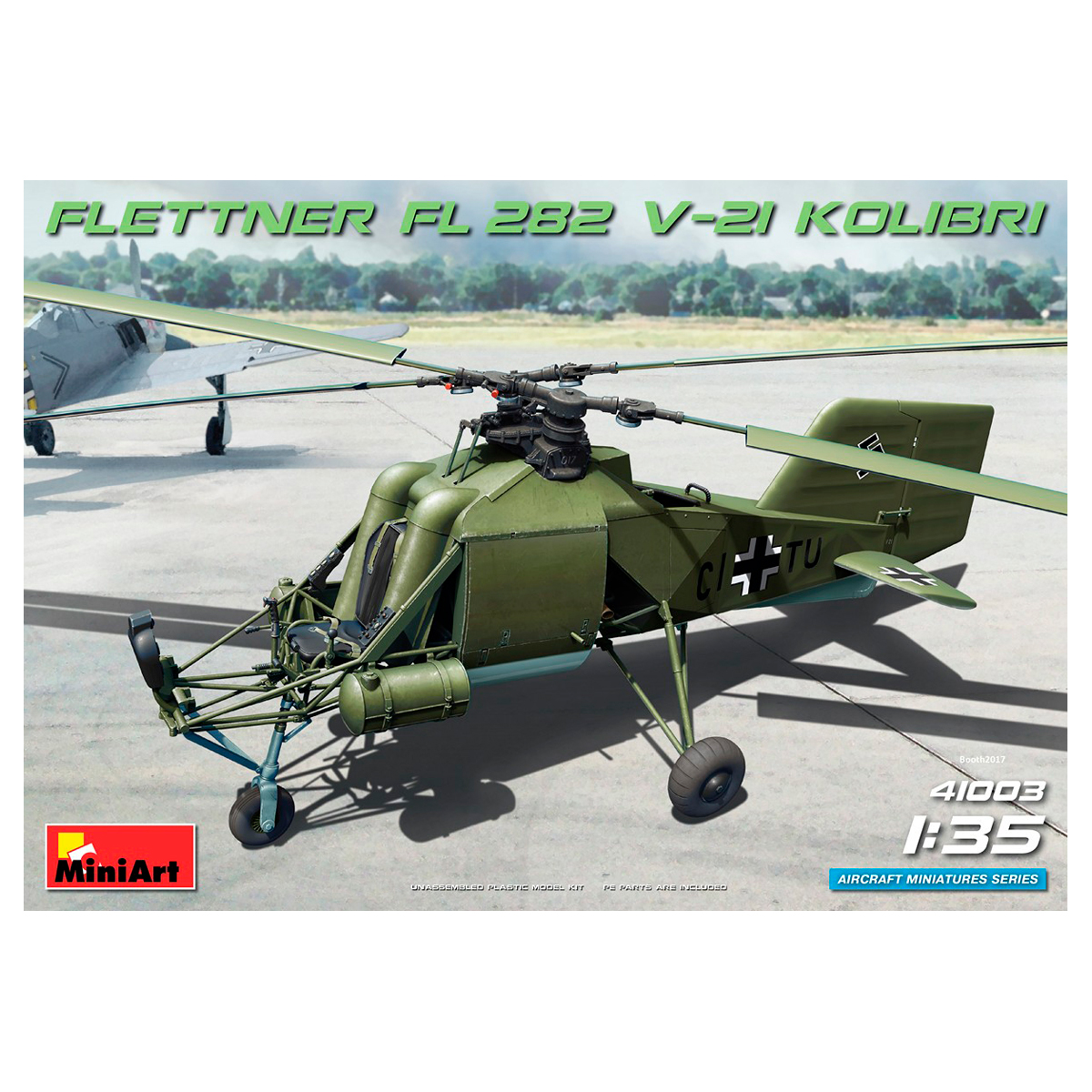 ak-interactive-1-35-flettner-fl-282-v-21-kolibri-kit-modellismo-elicottero-tedes image 1