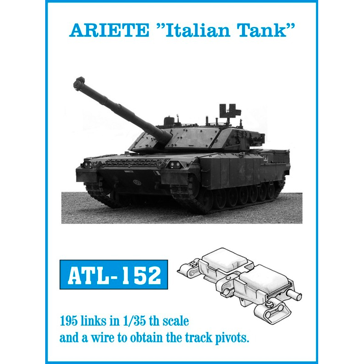 ak-interactive-1-35-metal-tracks-ariete-italian-tank-cingoli-metallo image 1
