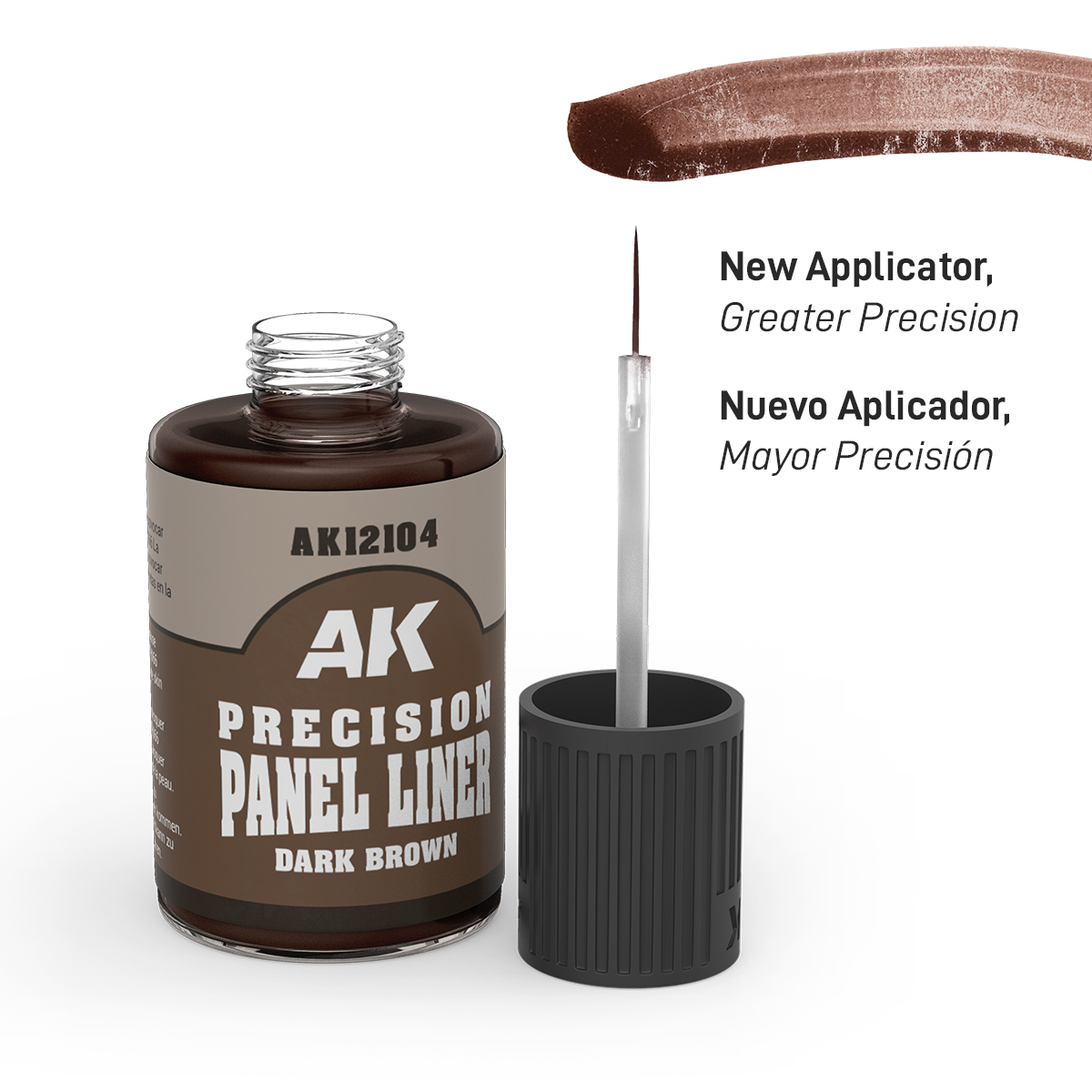 ak-interactive-dark-brown-precision-panel-liner-smalto-per-pannelli image 2