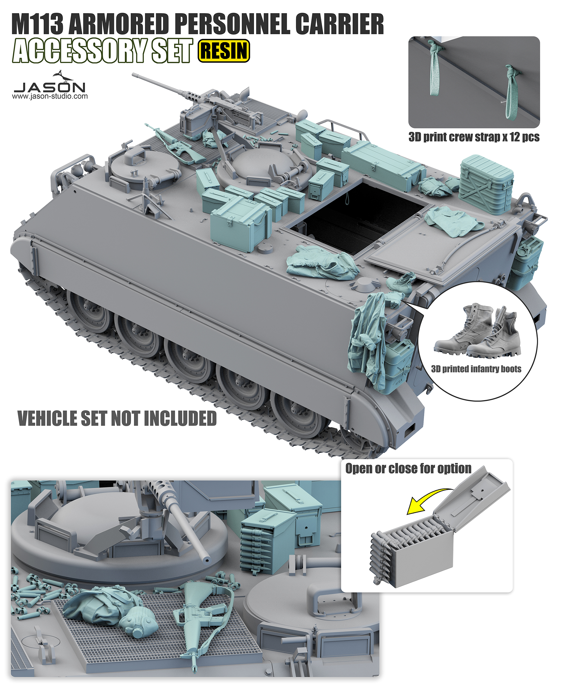 ak-interactive-set-di-accessori-per-m113-in-scala-1-16 image 2