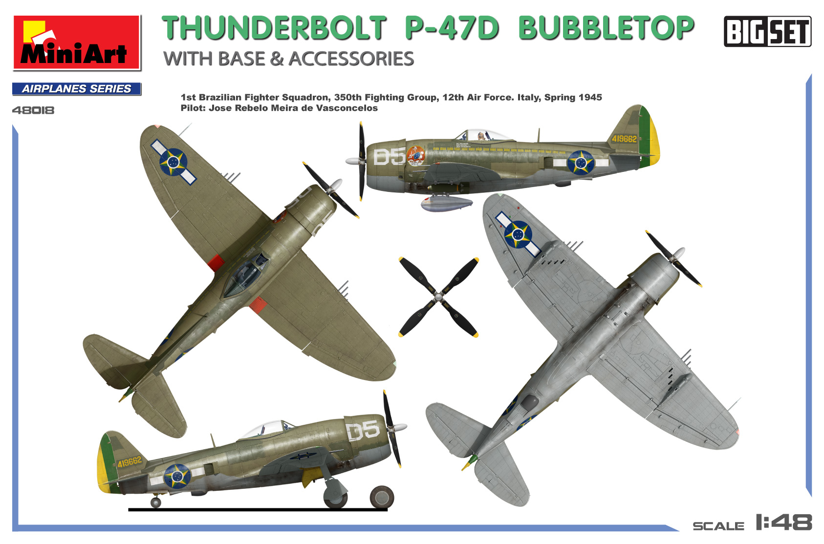 ak-interactive-1-48-thunderbolt-p-47d-bubbletop-big-set-con-base-e-accessori-kit image 6