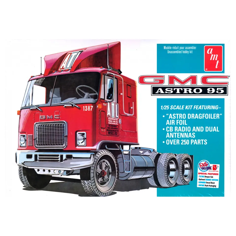 ak-interactive-gmc-astro-95-semi-trailer-1-25-kit-di-modellismo-camion image 1