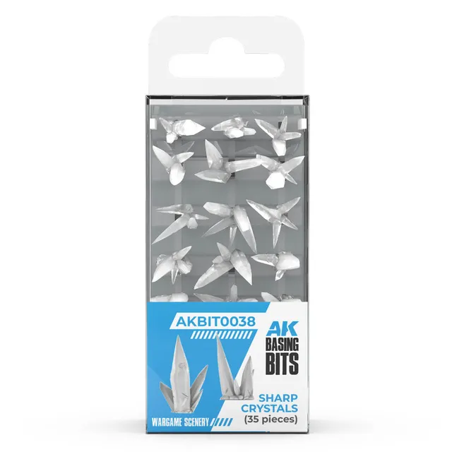 ak-interactive-cristales-afilados-ak-basing-bits-accessori-per-basette-modellism image 1