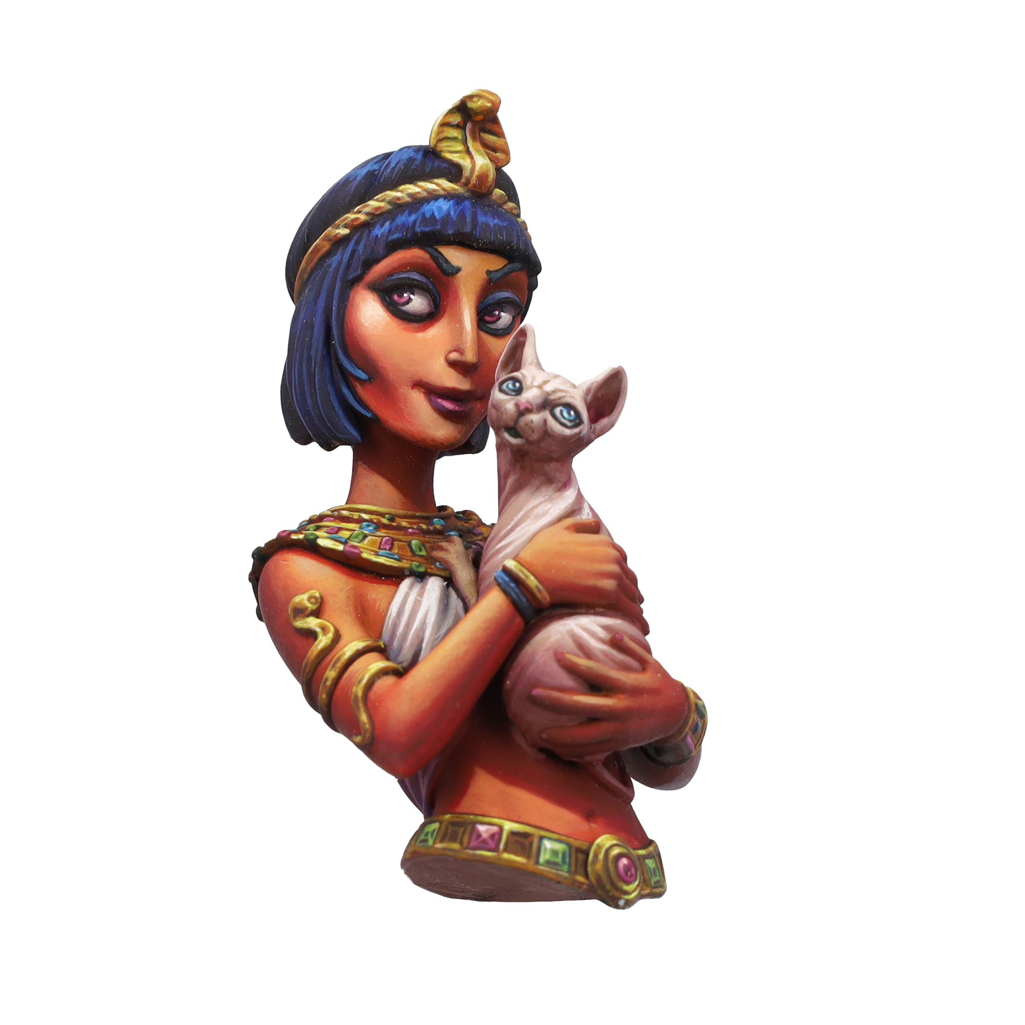 scale75-queen-of-the-nile-busto-in-resina-scala-1-12 image 7