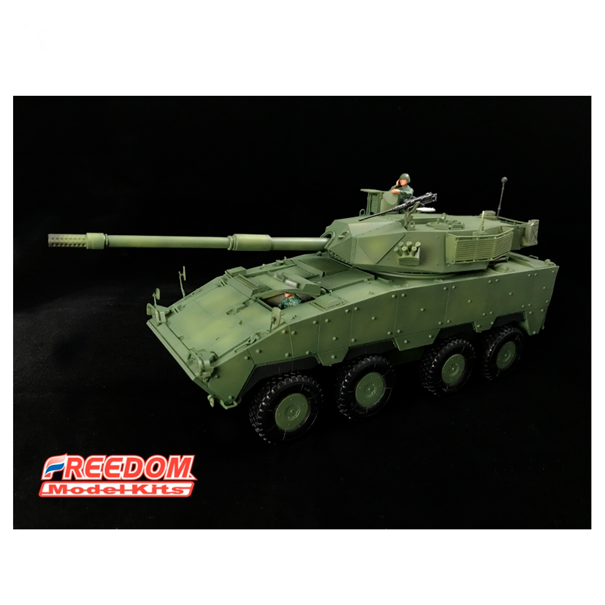 ak-interactive-1-35-roca-cm-37-mgs-black-bear-with-105mm-cannon-prototype image 4