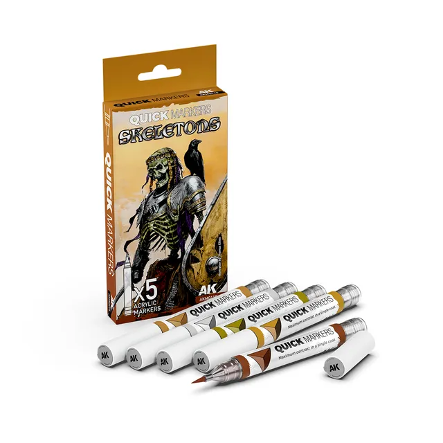 ak-interactive-esqueletos-quick-marker-set-set-pennarelli-per-modellismo image 1