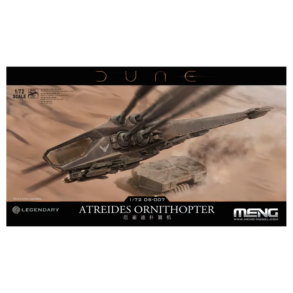 ak-interactive-1-72-dune-atreides-ornithopter-modello-da-costruire image 1
