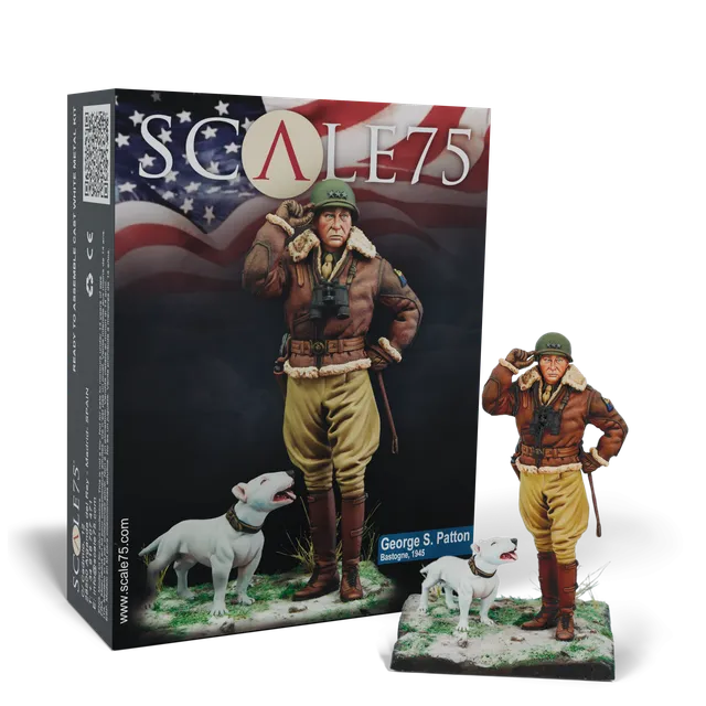 scale75-george-patton-75mm-figura-in-metallo-da-montare-e-dipingere image 1
