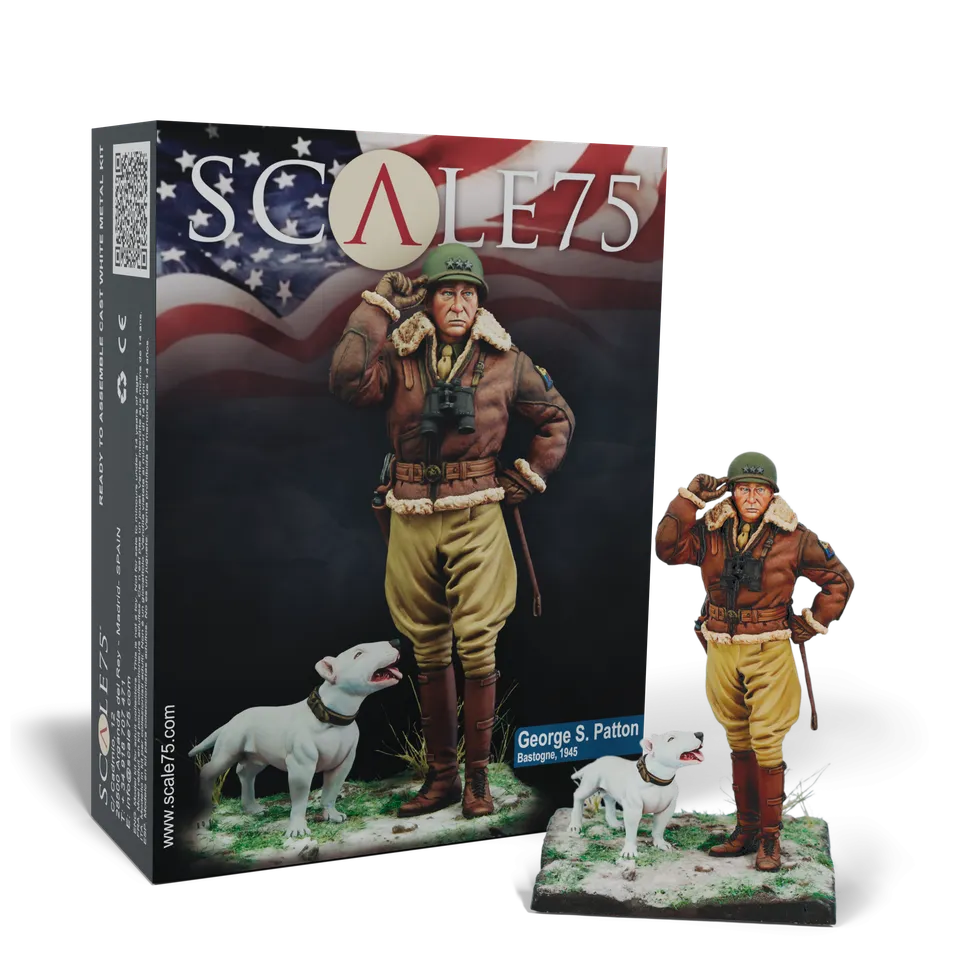 scale75-george-patton-75mm-figura-in-metallo-da-montare-e-dipingere image 1