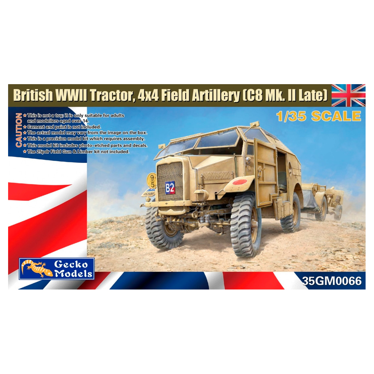 ak-interactive-1-35-british-wwii-tractor-4-4-field-artillery-c8-mk-ii-late-tratt image 1