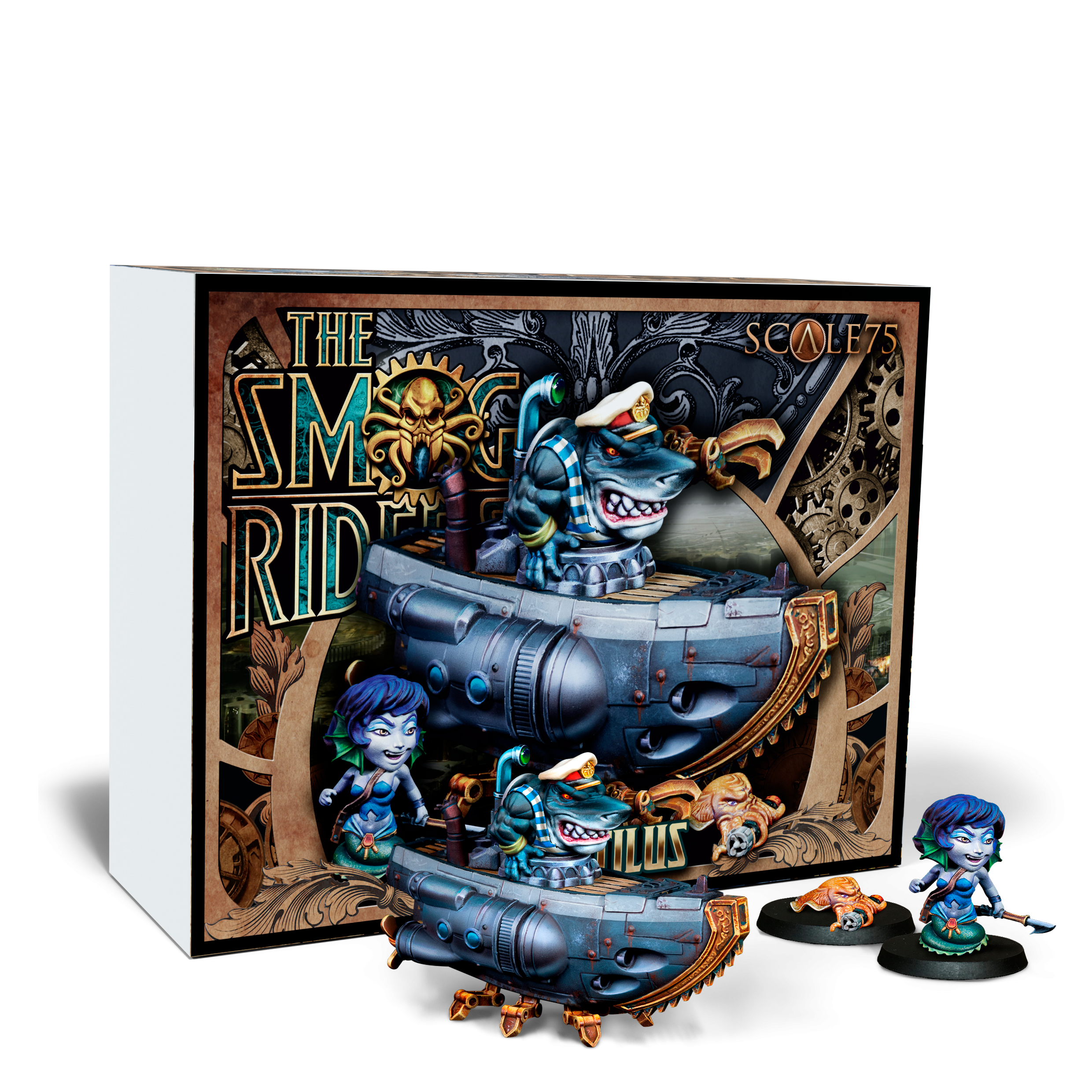scale75-sharktillus-miniatura-resina-35mm-the-smog-riders-chibi image 1