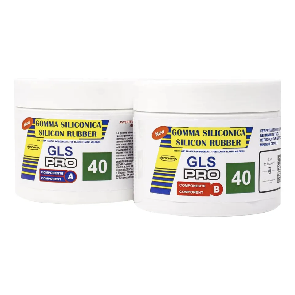 prochima-gls-pro-40-gomma-siliconica-liquida-al-platino-verde-a-b-da-1-kg-per-st image 1