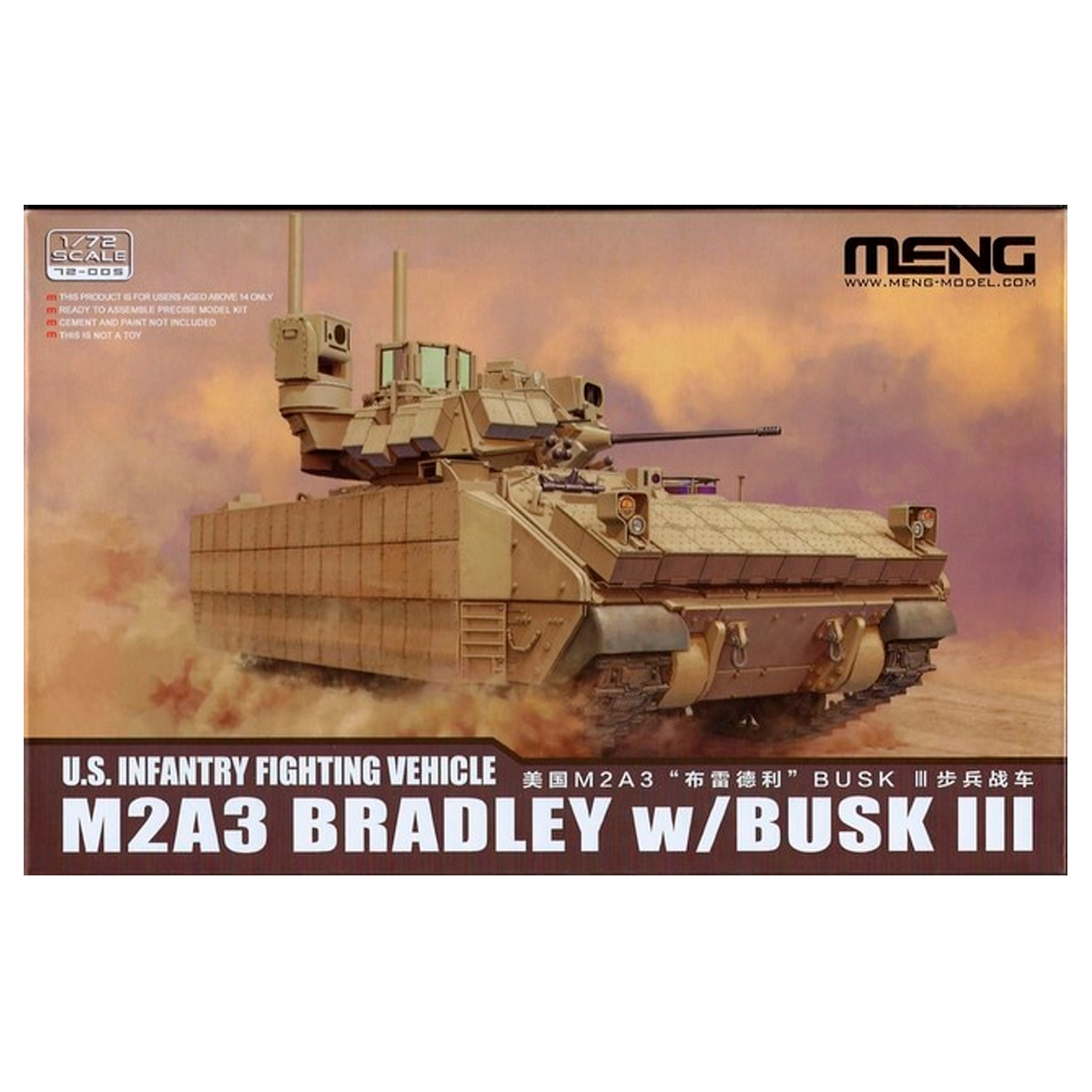 ak-interactive-veicolo-da-combattimento-fanteria-u-s-m2a3-bradley-con-busk-iii-s image 1