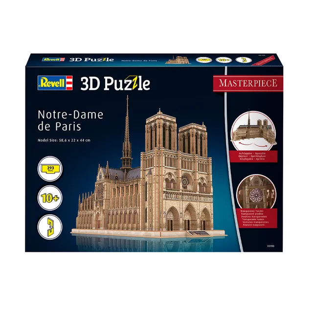 ak-interactive-3d-puzzle-notre-dame-de-paris-modello-in-kit-da-costruire-e-dipin image 1