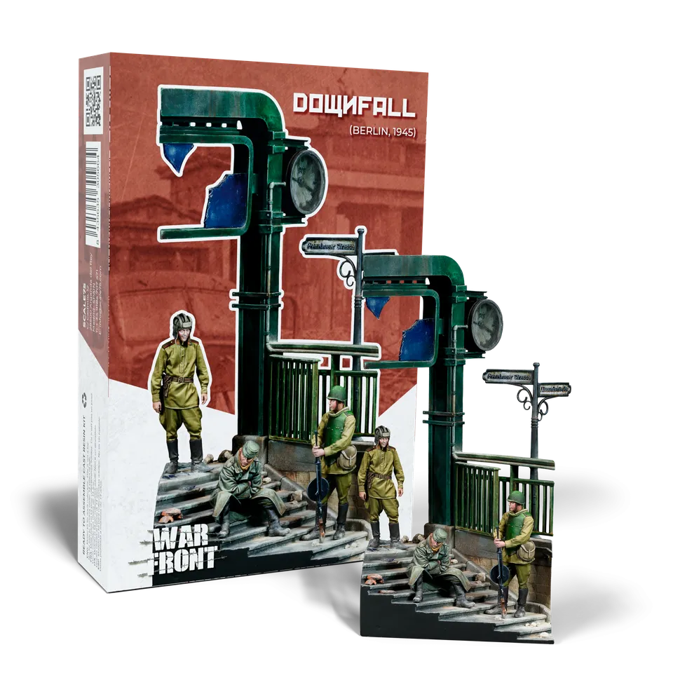 scale75-warfront-downfall-berlin-1945-figura-resina-1-35 image 1
