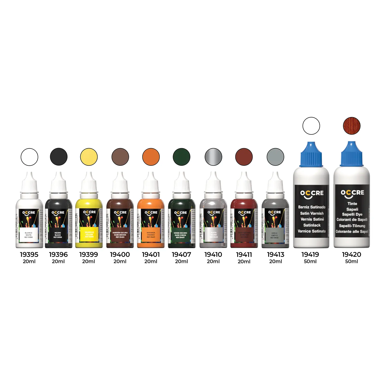 occre-lisboa-pack-colori-acrilici-per-modellismo-da-11-vasetti image 1