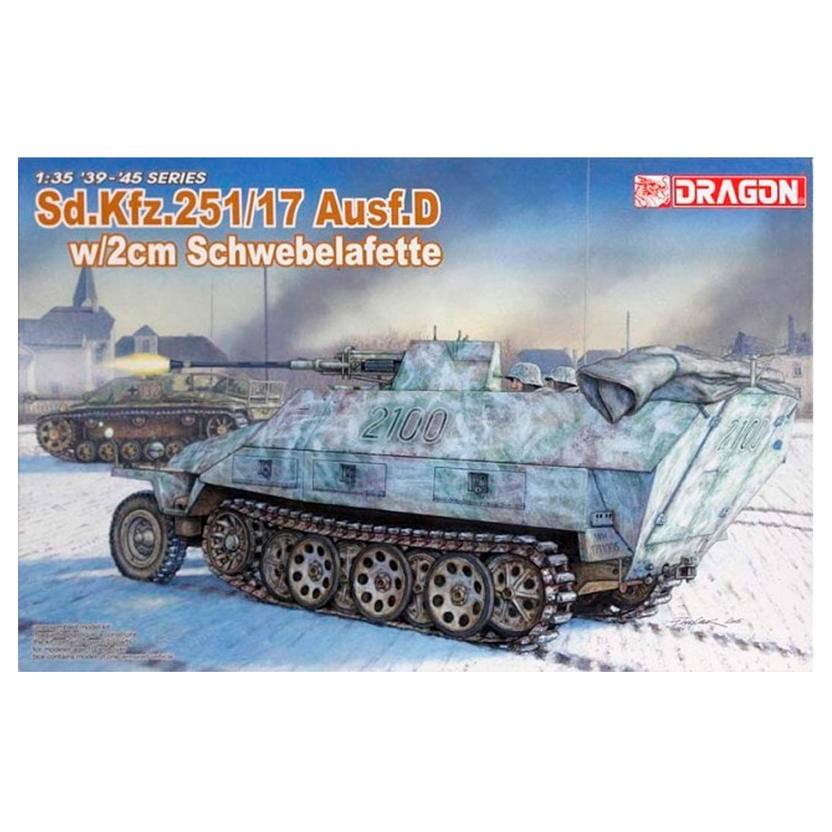 ak-interactive-1-35-sd-kfz-251-17-ausf-d-con-2cm-schwebelafette-semicingolato-te image 1