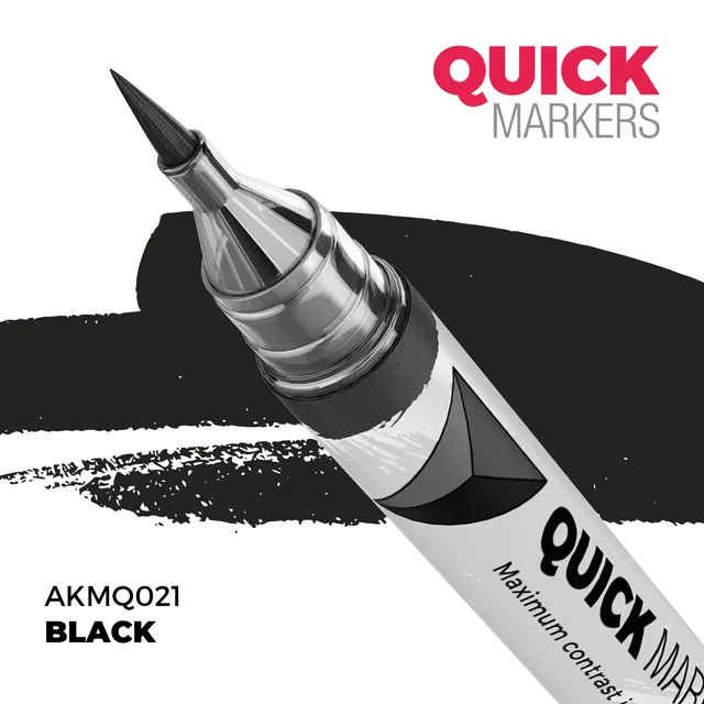 ak-interactive-black-quick-marker-pennarello-nero image 1