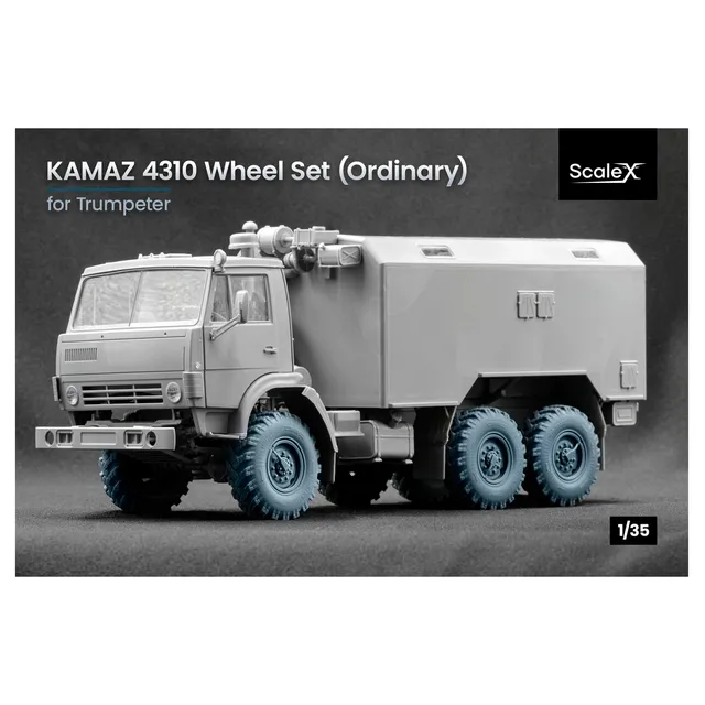 ak-interactive-set-ruote-kamaz-4310-per-trumpeter-1-35-ruote-di-ricambio-per-mod image 1