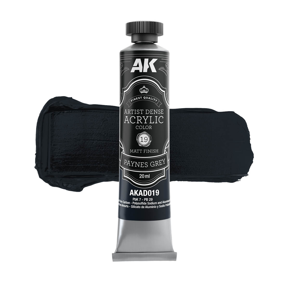 ak-interactive-black-white-color-set-colori-acrilici-densi-artistici image 6
