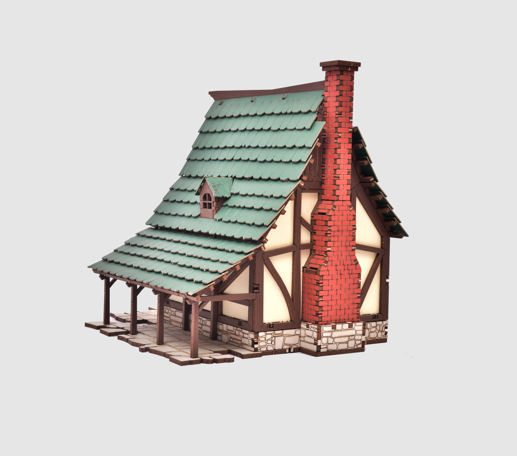 ak-interactive-green-gables-medieval-european-peasant-dwelling-28mm-kit-diorama image 3