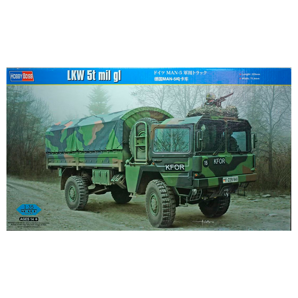ak-interactive-german-lkw-5t-mil-gl-1-35-kit-camion-militare-tedesco-da-costruir image 1