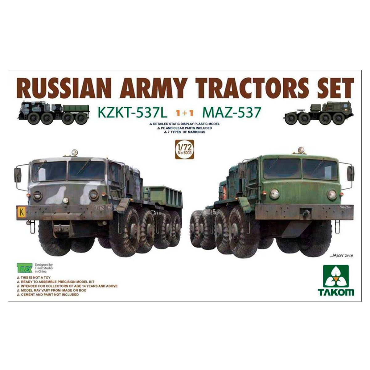 ak-interactive-set-trattori-esercito-russo-kzkt-537l-e-maz-537-scala-1-72-2-kit- image 1