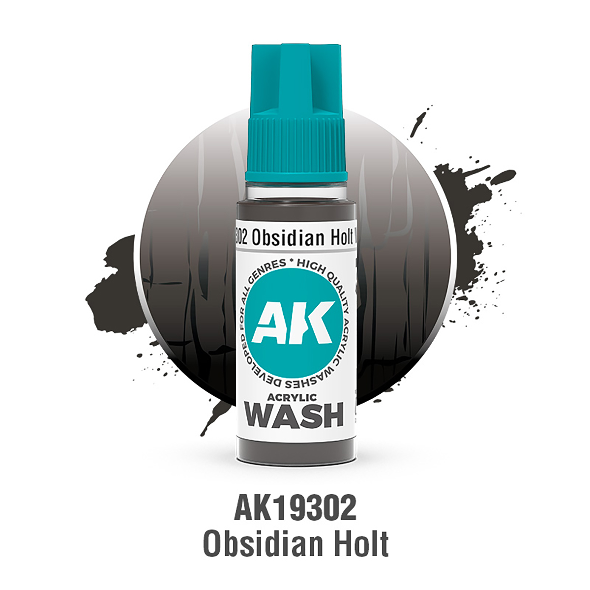 ak-interactive-obsidian-holt-lavado-acrilico-per-modellismo-e-miniature image 1