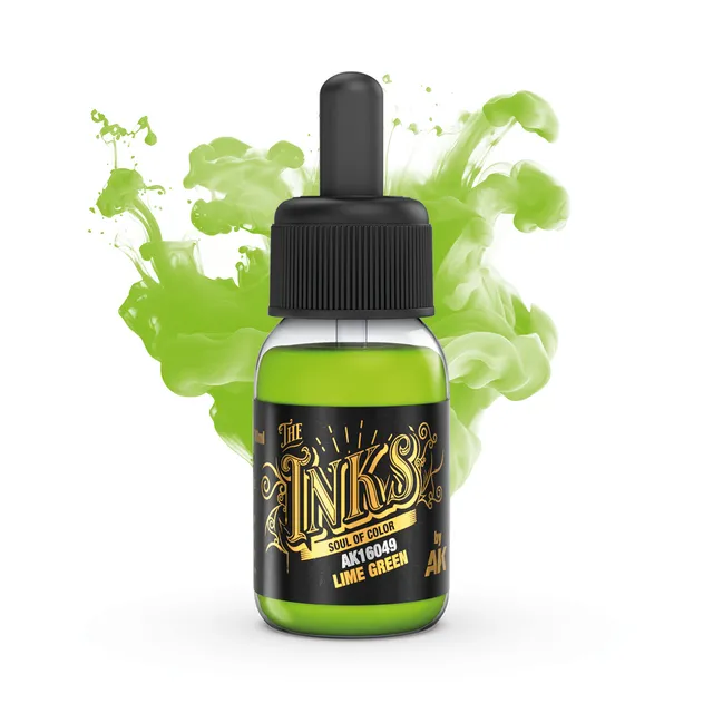 ak-interactive-lime-green-ink-inchiostro-acrilico-verde-lime-per-modellismo image 1