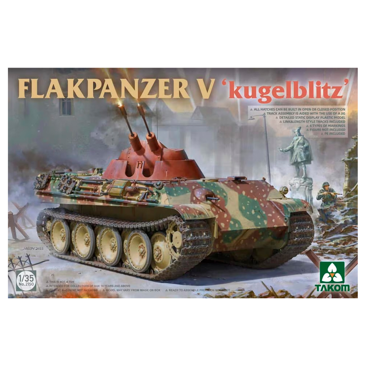 ak-interactive-1-35-flakpanzer-v-kugelblitz-kit-modellismo image 1