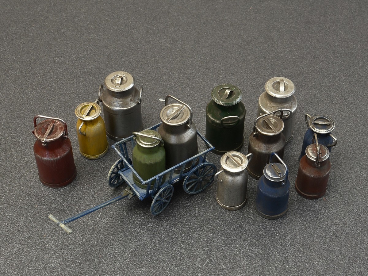 ak-interactive-1-35-milk-cans-with-small-cart-2 image 4