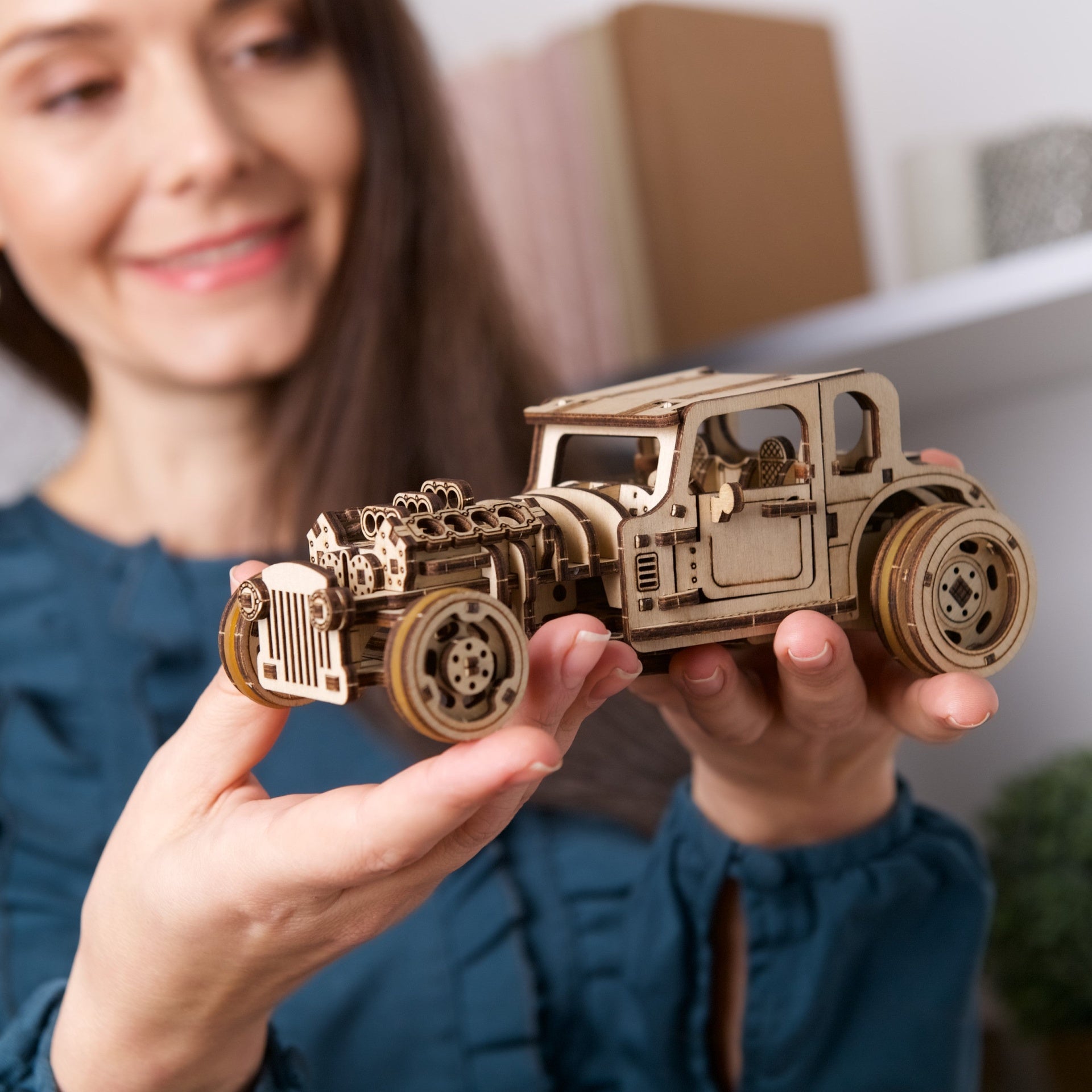 ugears-hot-rod-furious-mouse-mini-hot-rod-auto-in-legno-3d-u-mini image 7
