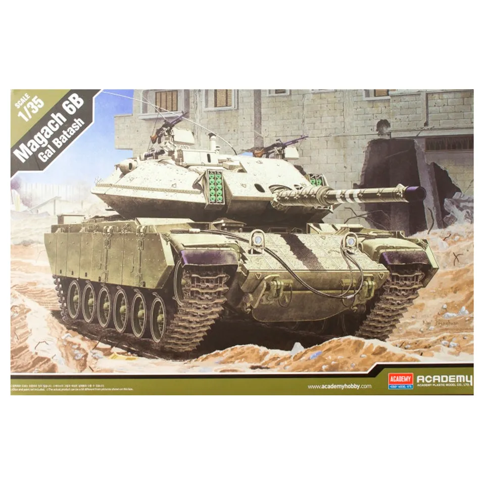 ak-interactive-magach-6b-gal-batash-1-35-kit-carro-armato-israeliano image 1