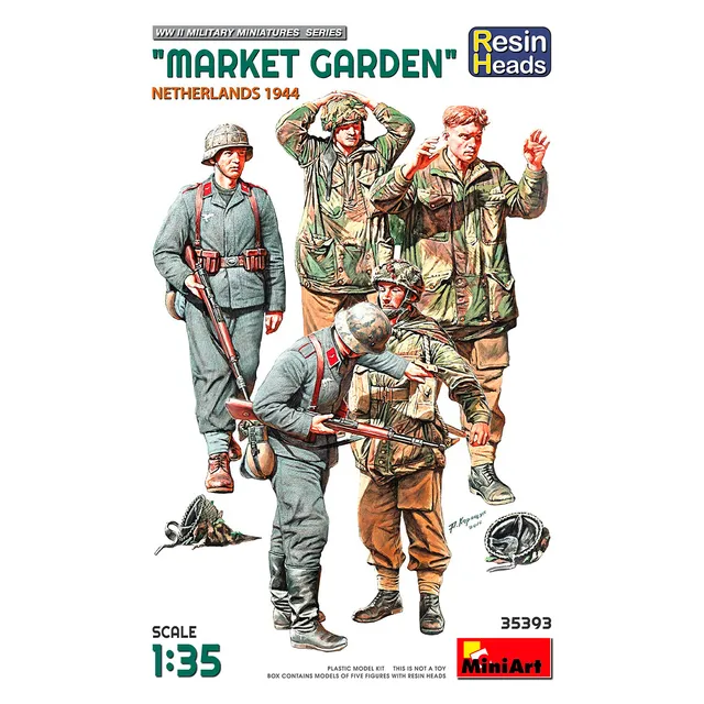 ak-interactive-1-35-market-garden-paesi-bassi-1944-teste-in-resina-per-modellism image 1