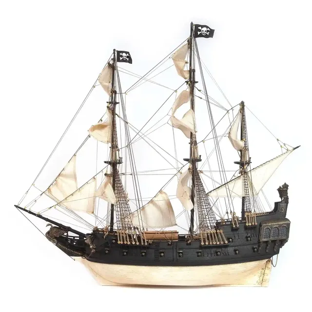 occre-galeone-pirata-cigno-nero-black-swan-1-75-kit-3342-pezzi image 1
