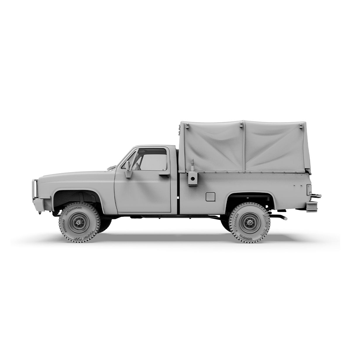 ak-interactive-m1008-troop-carrier-con-telone-1-35-kit-furgone-militare image 2
