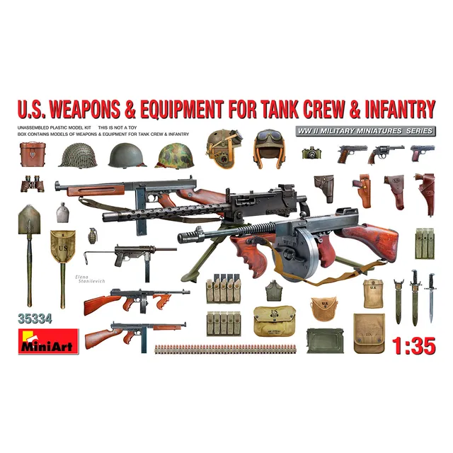 ak-interactive-1-35-armi-ed-equipaggiamento-u-s-per-equipaggi-di-carri-e-fanteri image 1