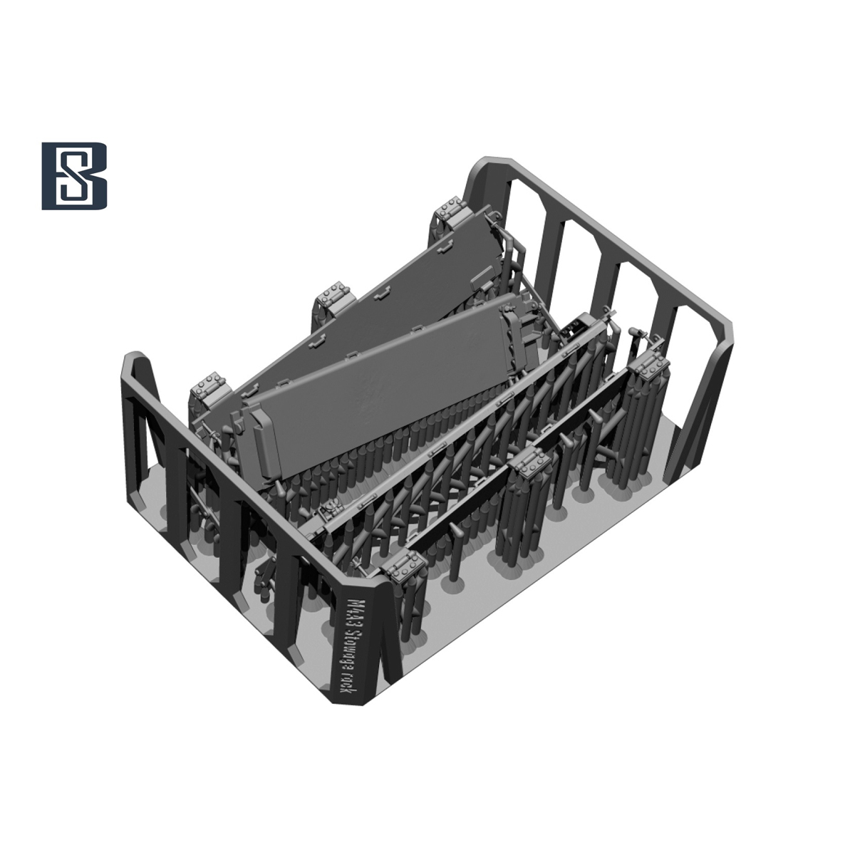 ak-interactive-m4a3-sherman-stowage-rack-spare-track-holders-1-35-set-per-2-carr image 2