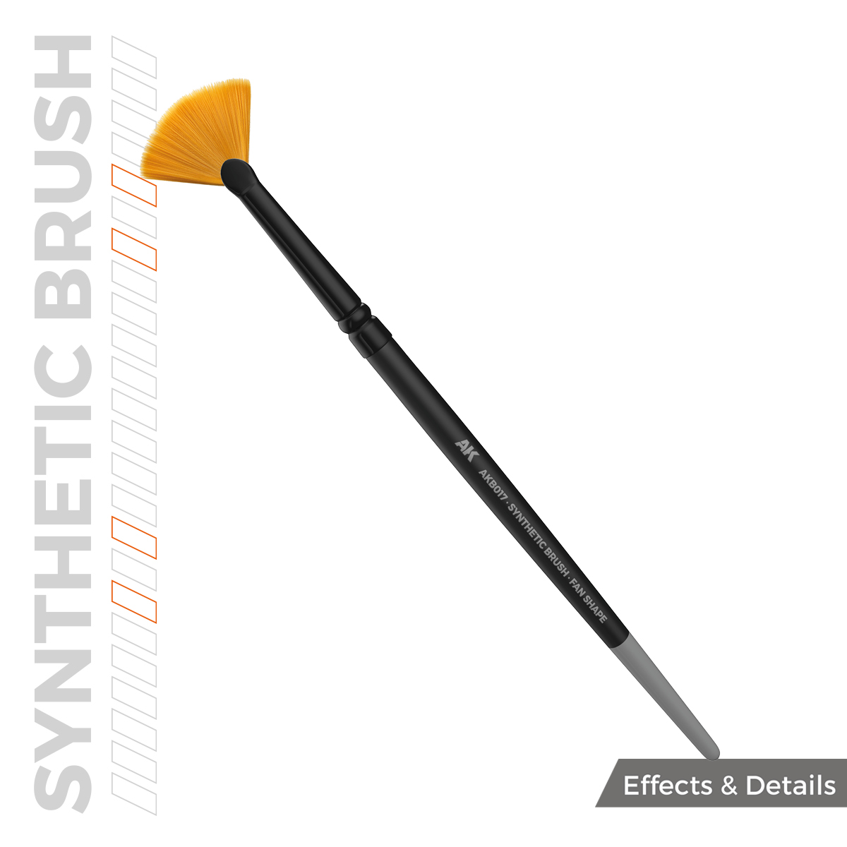 ak-interactive-ak-synthetic-brush-fan-shape-pennello-sintetico-a-ventaglio image 3