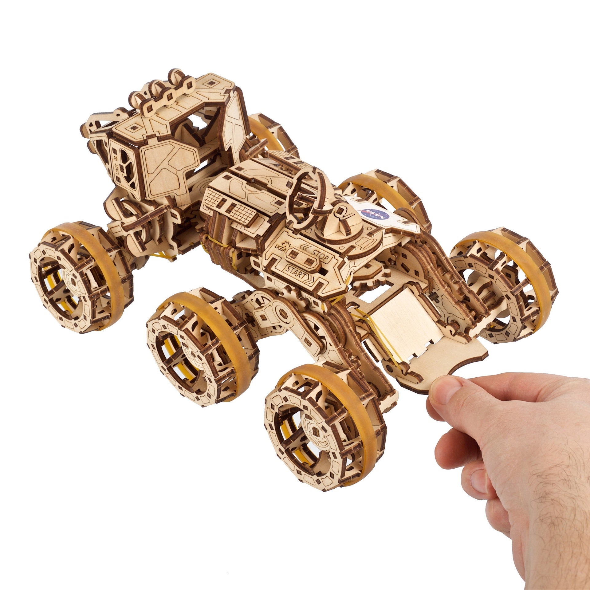 ugears-manned-mars-rover-kit-di-modellismo-in-legno-meccanico image 4
